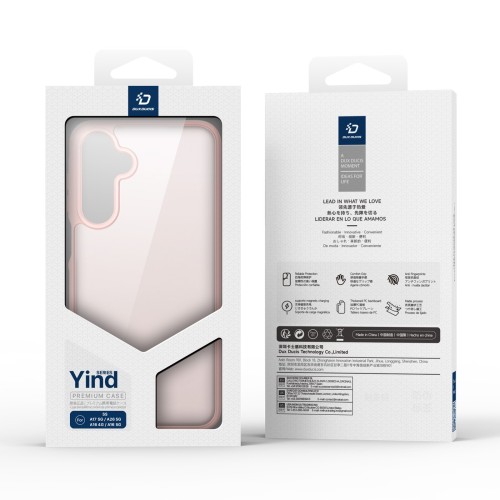 DĖKLAS DUX DUCIS YIND SAMSUNG A175 A17 4G / A176 A17 5G ROŽINIS