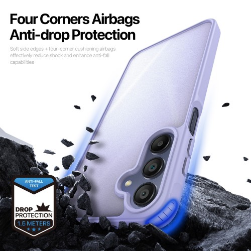 DĖKLAS DUX DUCIS YIND SAMSUNG A175 A17 4G / A176 A17 5G VIOLETINIS