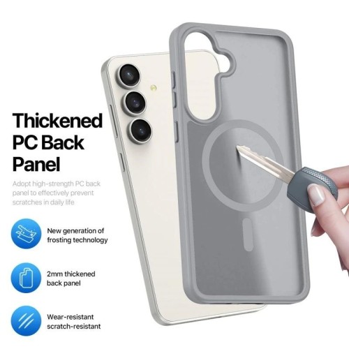 DĖKLAS DUX DUCIS YIND SAMSUNG S731 S25 FE PILKAS