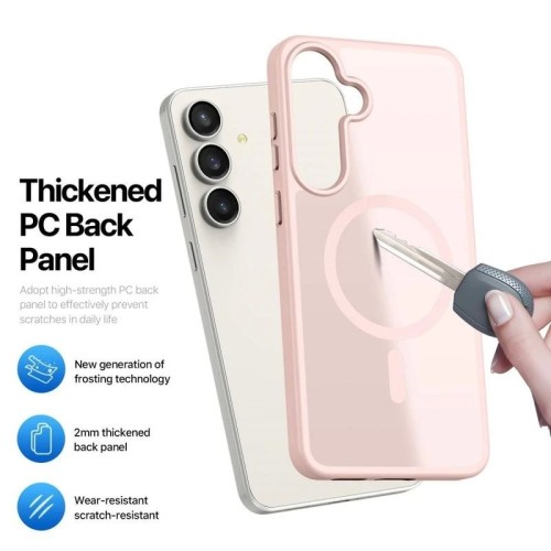 DĖKLAS DUX DUCIS YIND SAMSUNG S731 S25 FE ROŽINIS