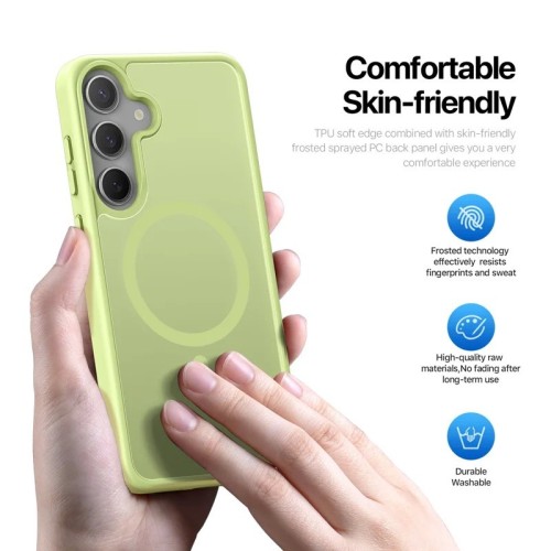 DĖKLAS DUX DUCIS YIND SKIRTAS SAMSUNG S931 S25 ŽALIAS