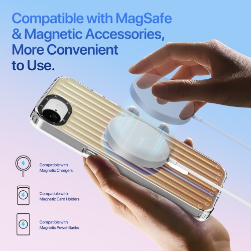 DĖKLAS DUX DUCIS ZEST APPLE IPHONE 16E / 17E GRADIENT DESERT GOLD