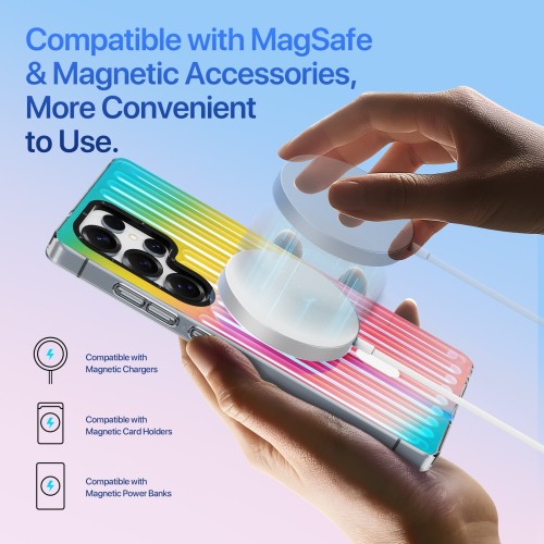 DĖKLAS DUX DUCIS ZEST SAMSUNG S938 S25 ULTRA GRADIENT RAINBOW