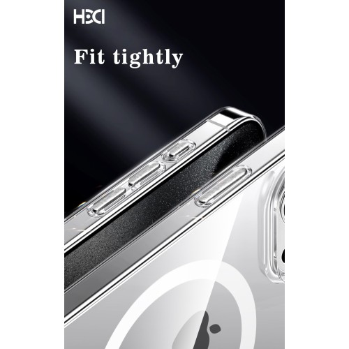 DĖKLAS HDD CLEAR MAGSAFE CASE APPLE IPHONE 16 PRO MAX SKAIDRUS