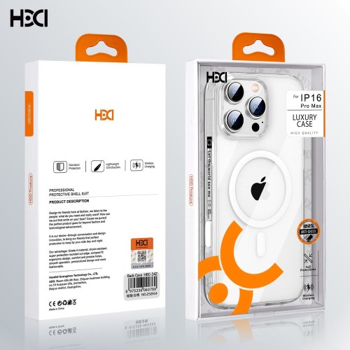 DĖKLAS HDD CLEAR MAGSAFE CASE APPLE IPHONE 16 PRO SKAIDRUS