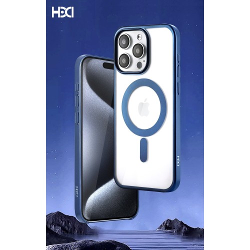 DĖKLAS HDD ELECTRO MAGSAFE CASE APPLE IPHONE 14 PRO MAX MĖLYNAS