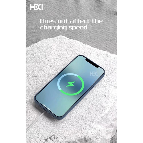 DĖKLAS HDD SILICONE MAGSAFE CASE APPLE IPHONE 16 PRO TAMSIAI MĖLYNAS