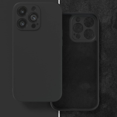 DĖKLAS LIQUID SILICONE 1.5MM APPLE IPHONE 15 PRO JUODAS