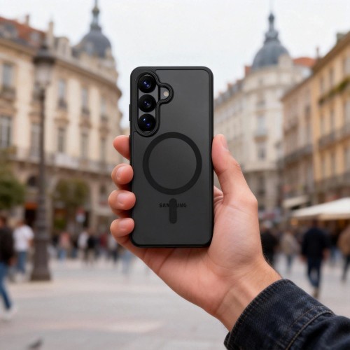 DĖKLAS REACH MATTE MAGSAFE SAMSUNG S947 S26 PLUS JUODAS