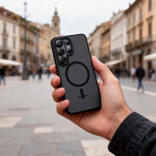 DĖKLAS REACH MATTE MAGSAFE SAMSUNG S948 S26 ULTRA JUODAS