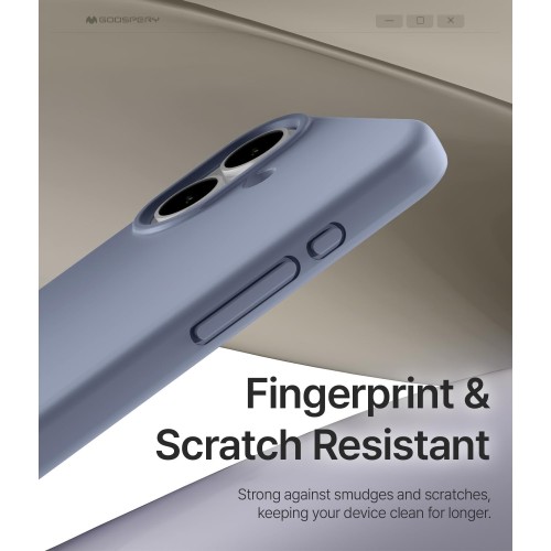 DĖKLAS MERCURY PURE MAGSAFE SILICON CASE APPLE IPHONE 17 LEVANDOS PILKA