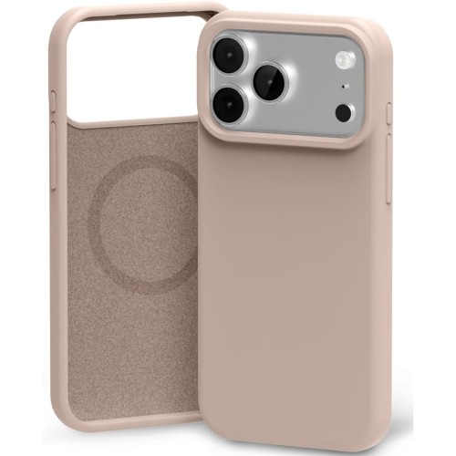 DĖKLAS MERCURY PURE MAGSAFE SILICON CASE APPLE IPHONE 17 PRO ROŽINIO SMĖLIO