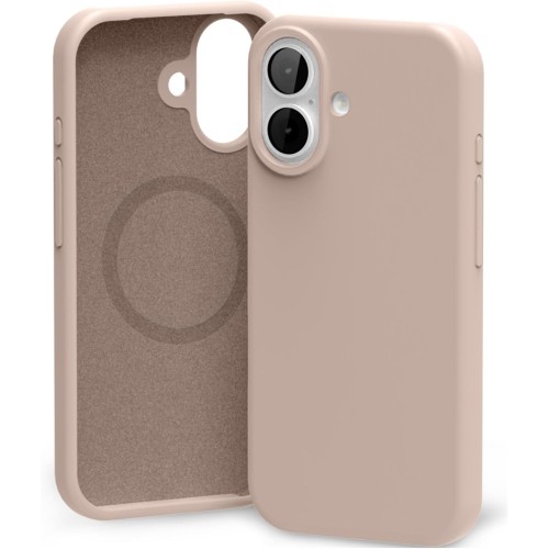 DĖKLAS MERCURY PURE MAGSAFE SILICON CASE APPLE IPHONE 17 ROŽINIO SMĖLIO