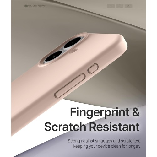 DĖKLAS MERCURY PURE MAGSAFE SILICON CASE APPLE IPHONE 17 ROŽINIO SMĖLIO