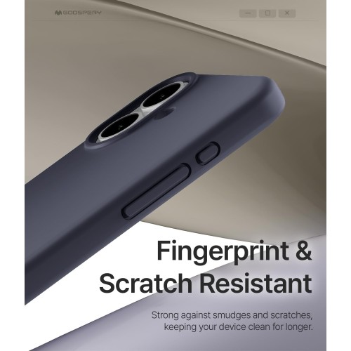 DĖKLAS MERCURY PURE MAGSAFE SILICON CASE APPLE IPHONE 17 TAMSIAI MĖLYNAS