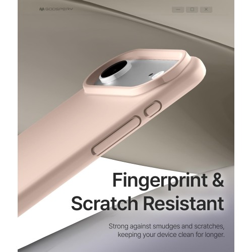 DĖKLAS MERCURY PURE MAGSAFE SILICON CASE APPLE IPHONE AIR ROŽINIO SMĖLIO