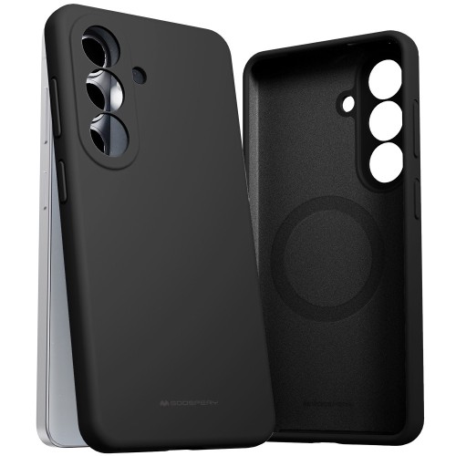 DĖKLAS MERCURY PURE MAGSAFE SILICON CASE SAMSUNG S947 S26 PLUS JUODAS