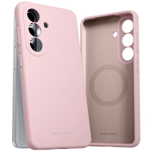 DĖKLAS MERCURY PURE MAGSAFE SILICON CASE SAMSUNG S947 S26 PLUS ROŽINIO SMĖLIO