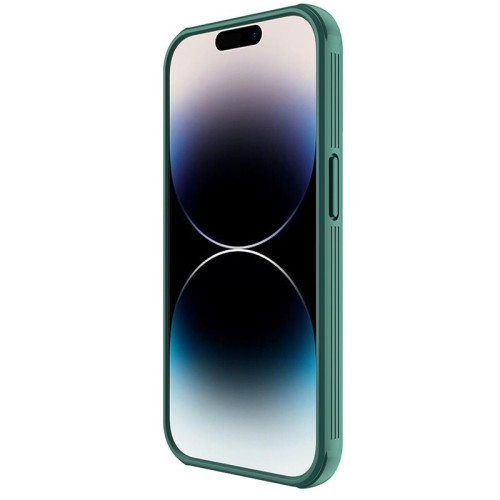 DĖKLAS NILLKIN CAMSHIELD PRO APPLE IPHONE 15 PLUS ŽALIAS