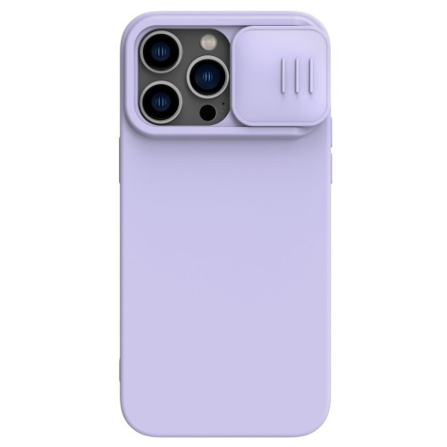 DĖKLAS NILLKIN CAMSHIELD SILKY MAGNETIC SILICONE APPLE IPHONE 14 PLUS ŠVIESIAI VIOLETINIS