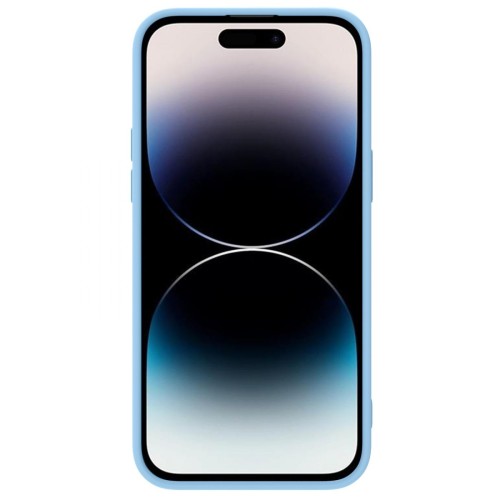 DĖKLAS NILLKIN CAMSHIELD SILKY MAGNETIC SILICONE APPLE IPHONE 14 PRO MAX ŠVIESIAI MĖLYNAS