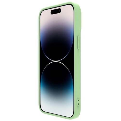 DĖKLAS NILLKIN CAMSHIELD SILKY MAGNETIC SILICONE APPLE IPHONE 14 PRO ŠVIESIAI ŽALIAS