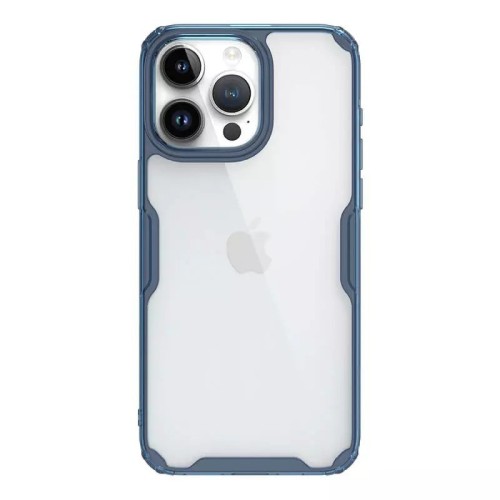DĖKLAS NILLKIN NATURE TPU PRO APPLE IPHONE 15 PLUS MĖLYNAS