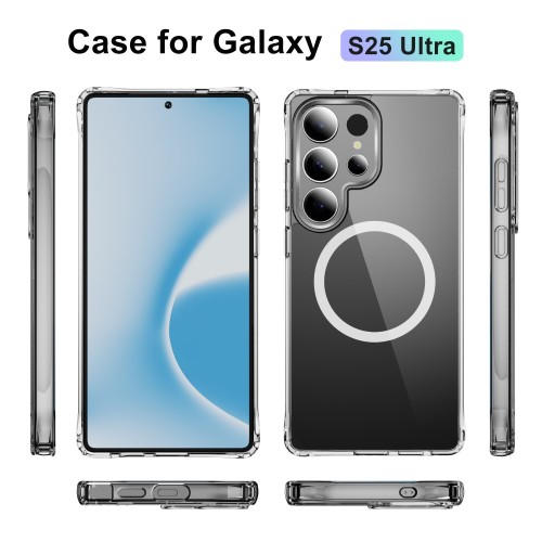 DĖKLAS PERFECTIONISTS CLEAR MAG CASE SAMSUNG S931 S25 SKAIDRUS