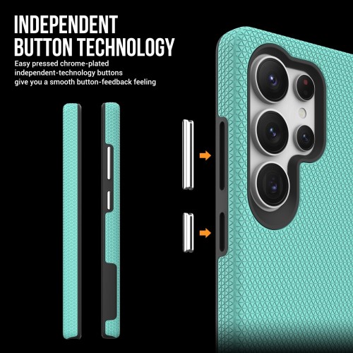 DĖKLAS PERFECTIONISTS TRIANGLE CASE SAMSUNG S918 S23 ULTRA 5G ŽALIAS