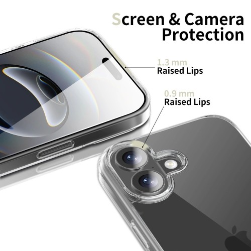 DĖKLAS TECH-PROTECT FLEXAIR HYBRID APPLE IPHONE 17 SKAIDRUS