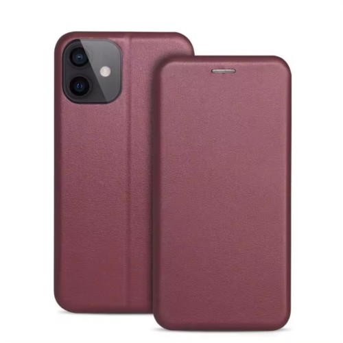 DĖKLAS BOOK ELEGANCE XIAOMI REDMI NOTE 13 PRO 4G / POCO M6 PRO 4G TAMSIAI RAUDONAS