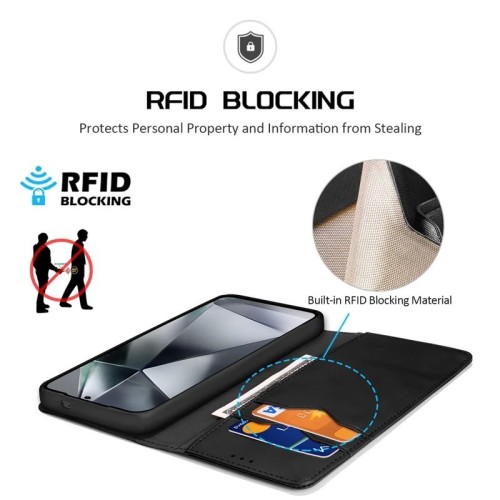 DĖKLAS DUX DUCIS HIVO SKIRTAS SAMSUNG S938 S25 ULTRA JUODAS