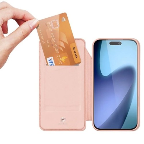 DĖKLAS DUX DUCIS SKIN PRO APPLE IPHONE 17 ROŽINIO AUKSO