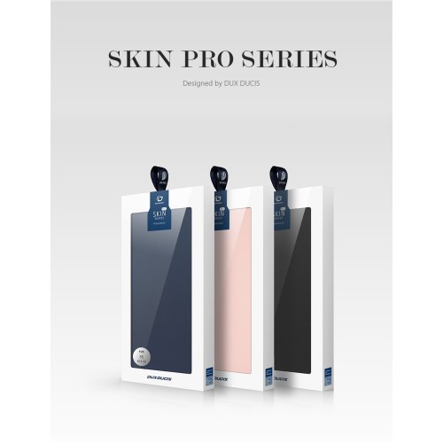 DĖKLAS DUX DUCIS SKIN PRO SAMSUNG A165 A16 4G / A166 A16 5G TAMSIAI MĖLYNAS