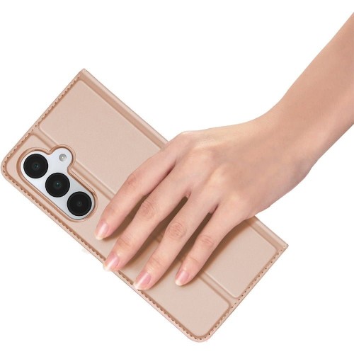 DĖKLAS DUX DUCIS SKIN PRO SAMSUNG A175 A17 4G / A176 A17 5G ROŽINIO AUKSO