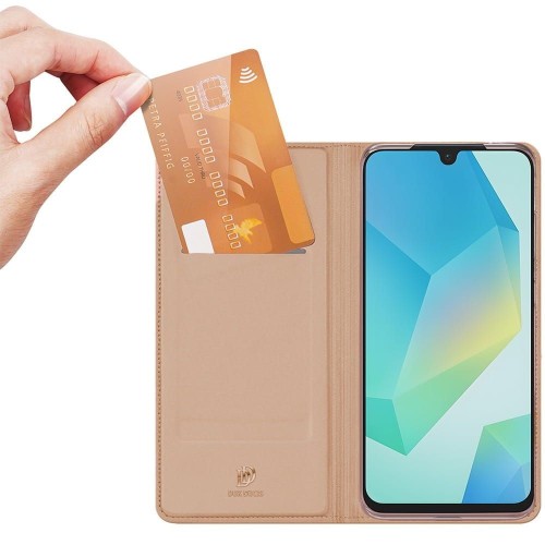 DĖKLAS DUX DUCIS SKIN PRO SAMSUNG A175 A17 4G / A176 A17 5G ROŽINIO AUKSO