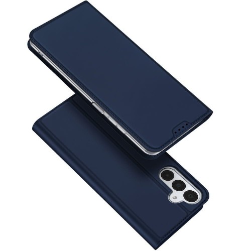 DĖKLAS DUX DUCIS SKIN PRO SAMSUNG A175 A17 4G / A176 A17 5G TAMSIAI MĖLYNAS