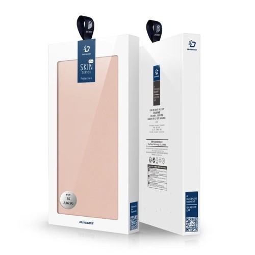 DĖKLAS DUX DUCIS SKIN PRO SAMSUNG A366 A36 5G / A566 A56 5G ROŽINIO AUKSO