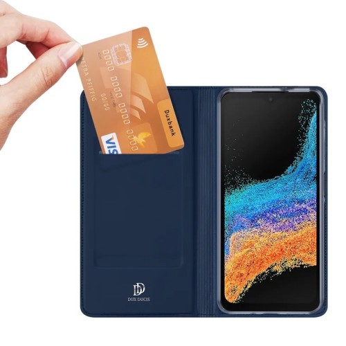 DĖKLAS DUX DUCIS SKIN PRO SAMSUNG G766 XCOVER7 PRO TAMSIAI MĖLYNAS