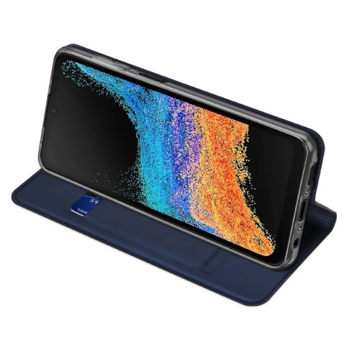 DĖKLAS DUX DUCIS SKIN PRO SAMSUNG G766 XCOVER7 PRO TAMSIAI MĖLYNAS