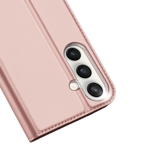 DĖKLAS DUX DUCIS SKIN PRO SAMSUNG S731 S25 FE ROŽINIO AUKSO