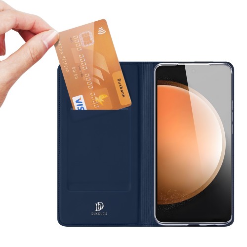 DĖKLAS DUX DUCIS SKIN PRO SAMSUNG S731 S25 FE TAMSIAI MĖLYNAS