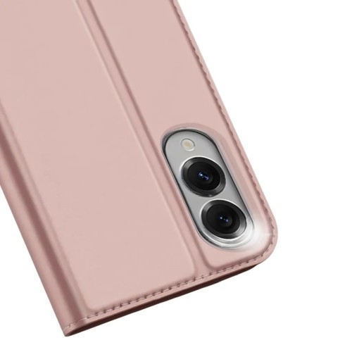 DĖKLAS DUX DUCIS SKIN PRO SAMSUNG S937 S25 EDGE ROŽINIO AUKSO