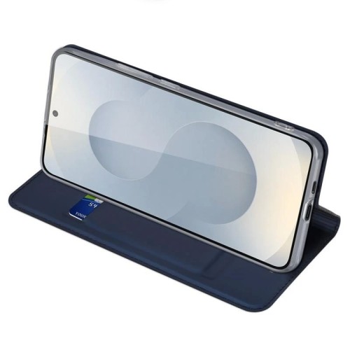 DĖKLAS DUX DUCIS SKIN PRO SAMSUNG S937 S25 EDGE TAMSIAI MĖLYNAS