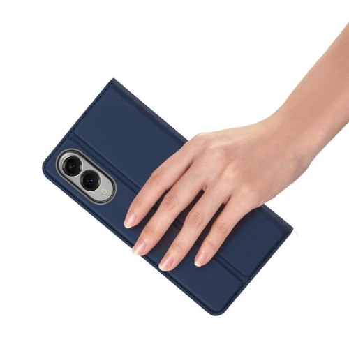 DĖKLAS DUX DUCIS SKIN PRO SAMSUNG S937 S25 EDGE TAMSIAI MĖLYNAS