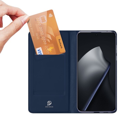 DĖKLAS DUX DUCIS SKIN PRO XIAOMI 15T PRO TAMSIAI MĖLYNAS