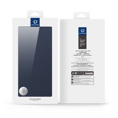 DĖKLAS DUX DUCIS SKIN PRO XIAOMI 17 JUODAS