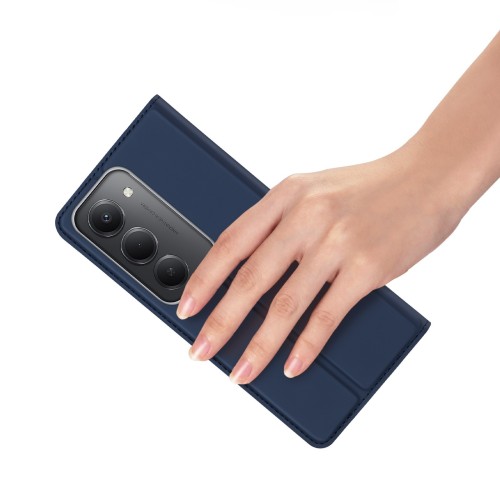 DĖKLAS DUX DUCIS SKIN PRO XIAOMI REDMI 15 4G / REDMI 15 5G TAMSIAI MĖLYNAS