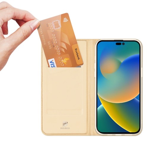 DĖKLAS DUX DUCIS SKIN PRO XIAOMI REDMI NOTE 12S AUKSINIS
