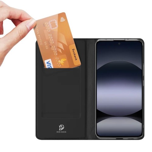 DĖKLAS DUX DUCIS SKIN PRO XIAOMI REDMI NOTE 14 4G JUODAS